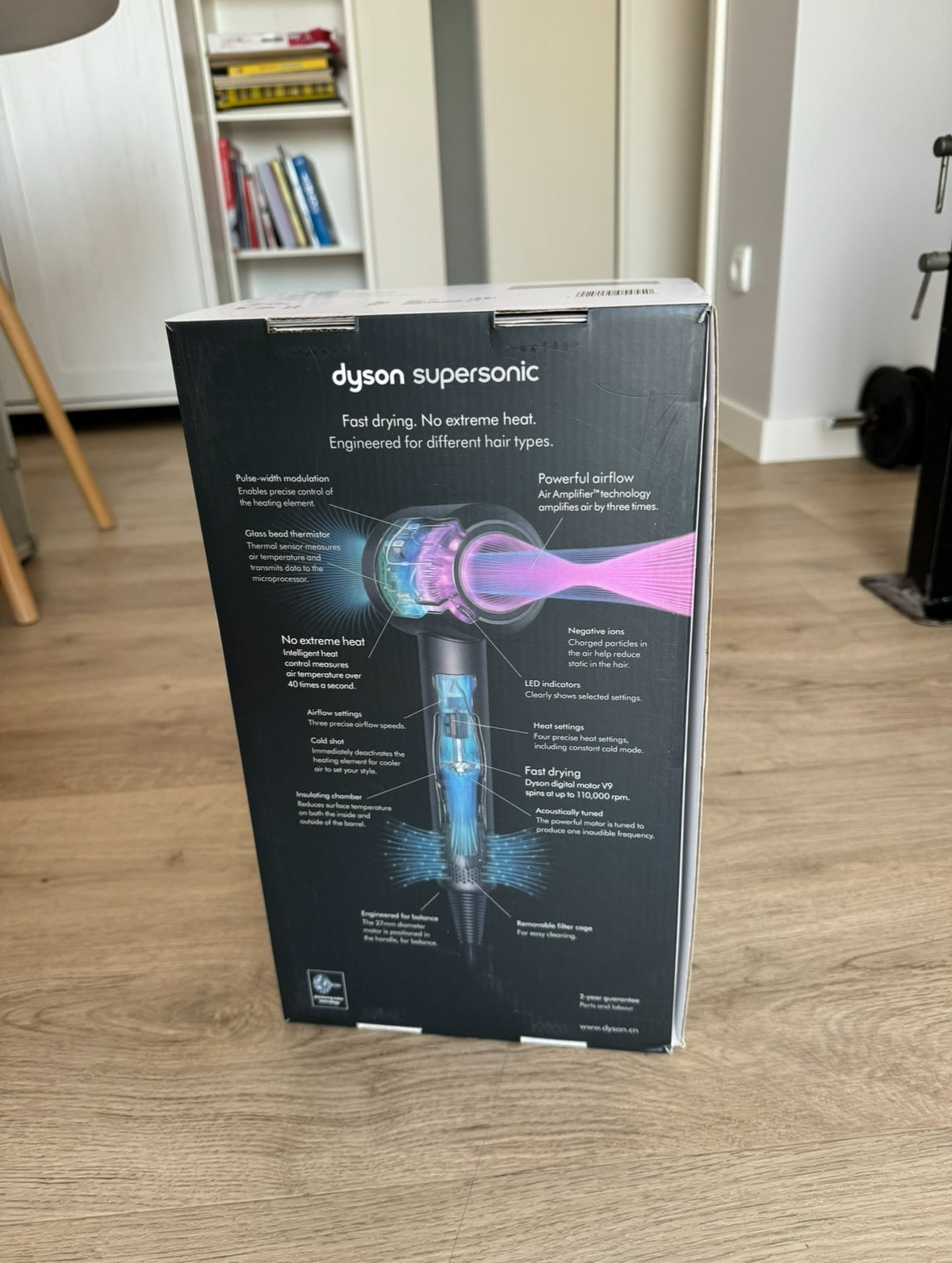 Asciugacapelli Dyson Supersonic™ – Capelli lisci e mossi (Blu di prussia/Rame)